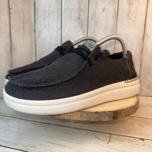 Hey Dude Wendy Rise Womens Size 10 Gray Slip-On Casual Shoes